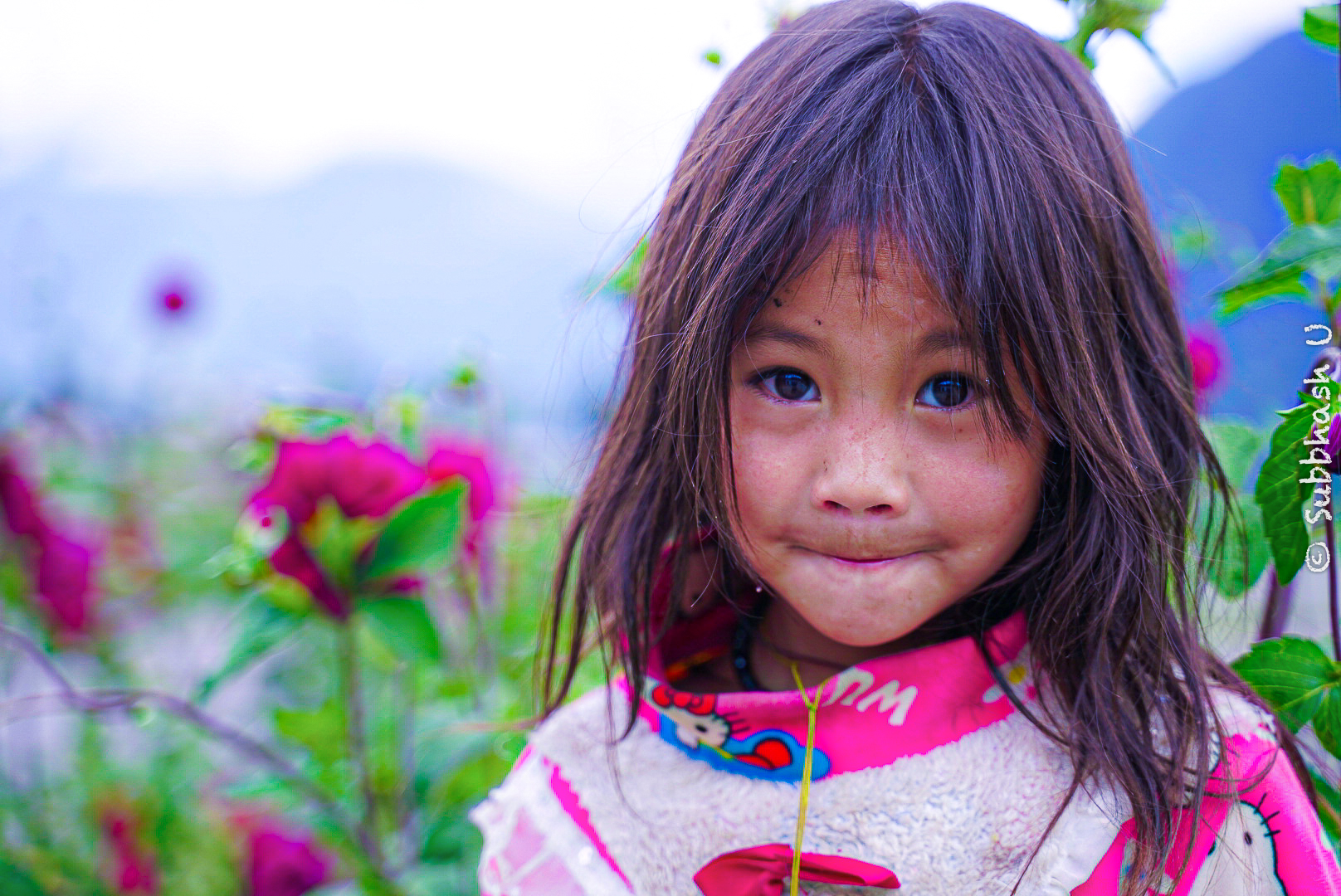 Innocence in Hills. Nepal