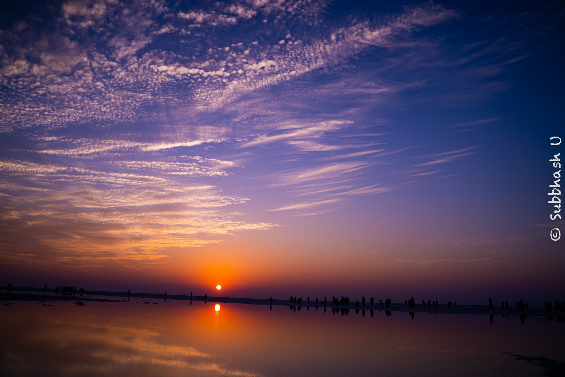 SunSet at White Rann, Kutch, Gujarat